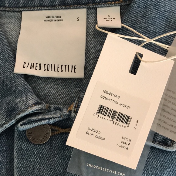 C/MEO Collective Committed Jacket Denim Blue - Picture 14 of 16
